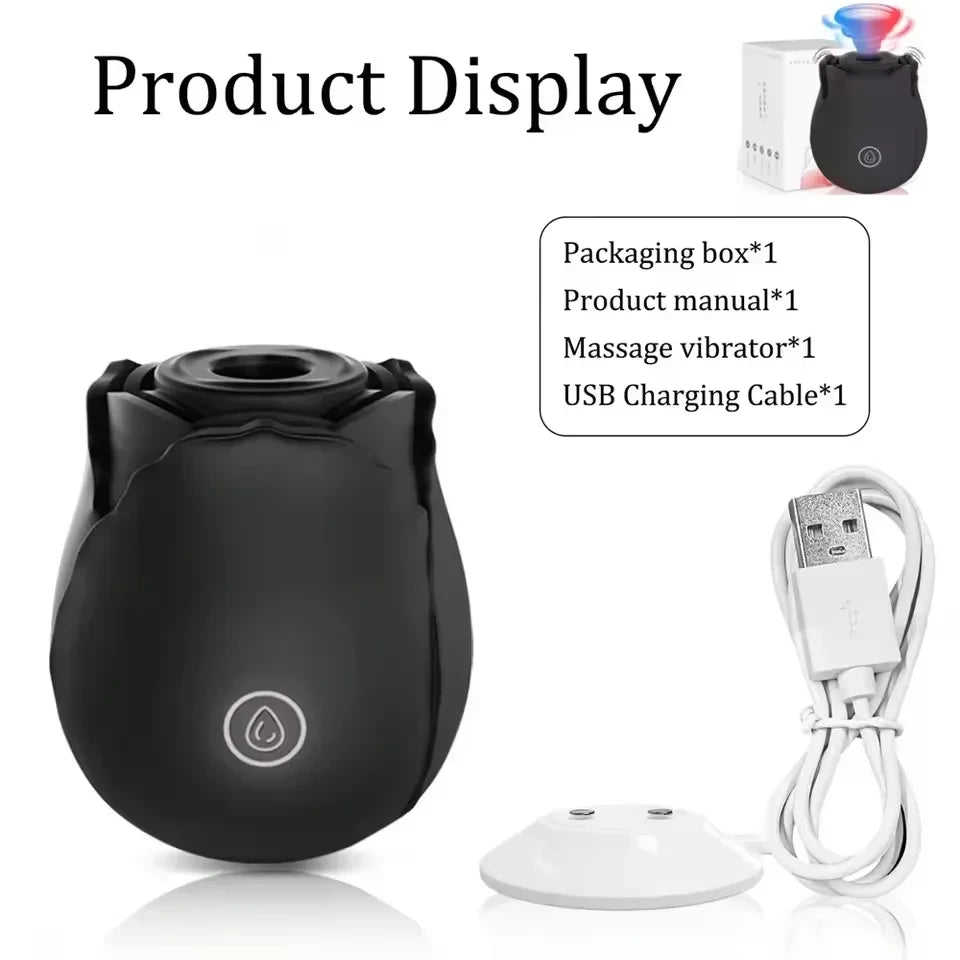 Rose Clitoral Vacuum Stimulator