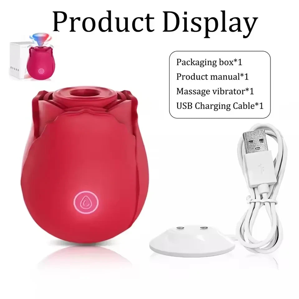 Rose Clitoral Vacuum Stimulator