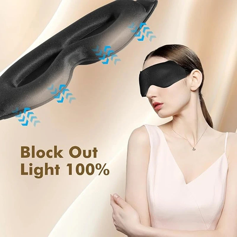 3D Contoured Memory Foam Sleep Mask