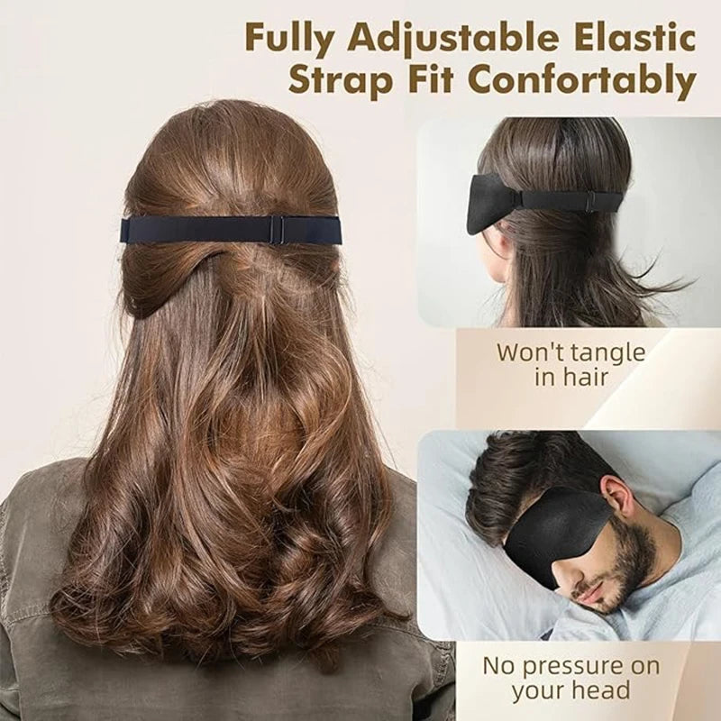 3D Contoured Memory Foam Sleep Mask